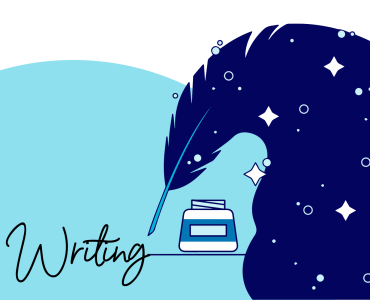 creative writing illustration with ink